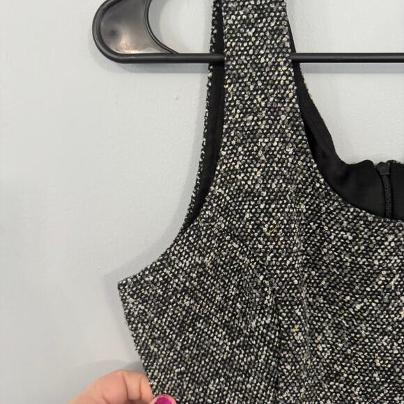 Charlotte Russe Tweed Sleeveless Mini Dress Size Medium Fit & Flare - Picture 4 of 7